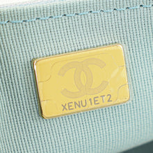 Chanel Pearl Light Blue CC Top Handle Small Flap Chain Bag