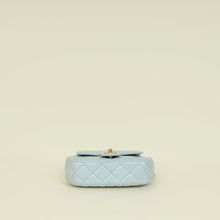 Chanel Pearl Light Blue CC Top Handle Small Flap Chain Bag