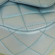 Chanel Pearl Light Blue CC Top Handle Small Flap Chain Bag
