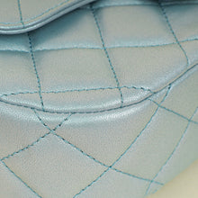 Chanel Pearl Light Blue CC Top Handle Small Flap Chain Bag