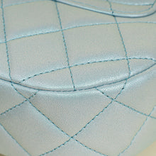 Chanel Pearl Light Blue CC Top Handle Small Flap Chain Bag
