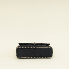 Chanel Black CC Satin Quilted Flap Bag