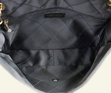 Chanel Black CC Satin Quilted Flap Bag