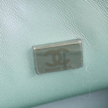 Chanel Metallic Pearl Blue CC Classic Double Flap Small Bag