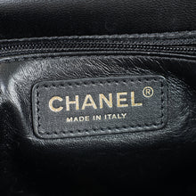 Chanel Black CC Top Handle Large Quilted Flap Bag