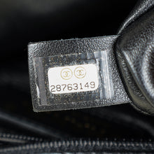 Chanel Black CC Top Handle Large Quilted Flap Bag