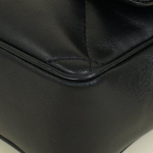 Chanel Black CC Top Handle Large Quilted Flap Bag