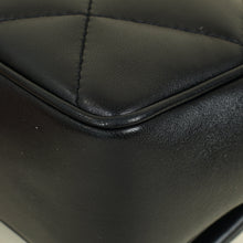 Chanel Black CC Top Handle Large Quilted Flap Bag