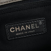 Chanel Etoupe Grey CC City Rock Flap Large Bag