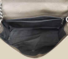Chanel Etoupe Grey CC City Rock Flap Large Bag