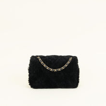 Chanel Black Furry Coco Flap Bag