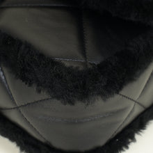 Chanel Black Furry Coco Flap Bag