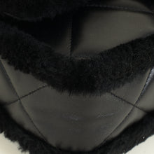 Chanel Black Furry Coco Flap Bag