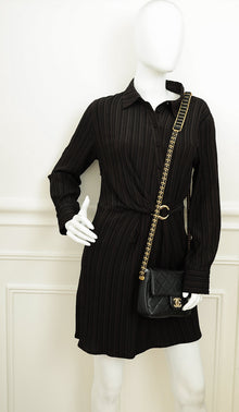 Chanel Black CC Medallion Mini Flap Bag