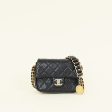 Chanel Black Mini Medallion Chain Soul Flap Bag