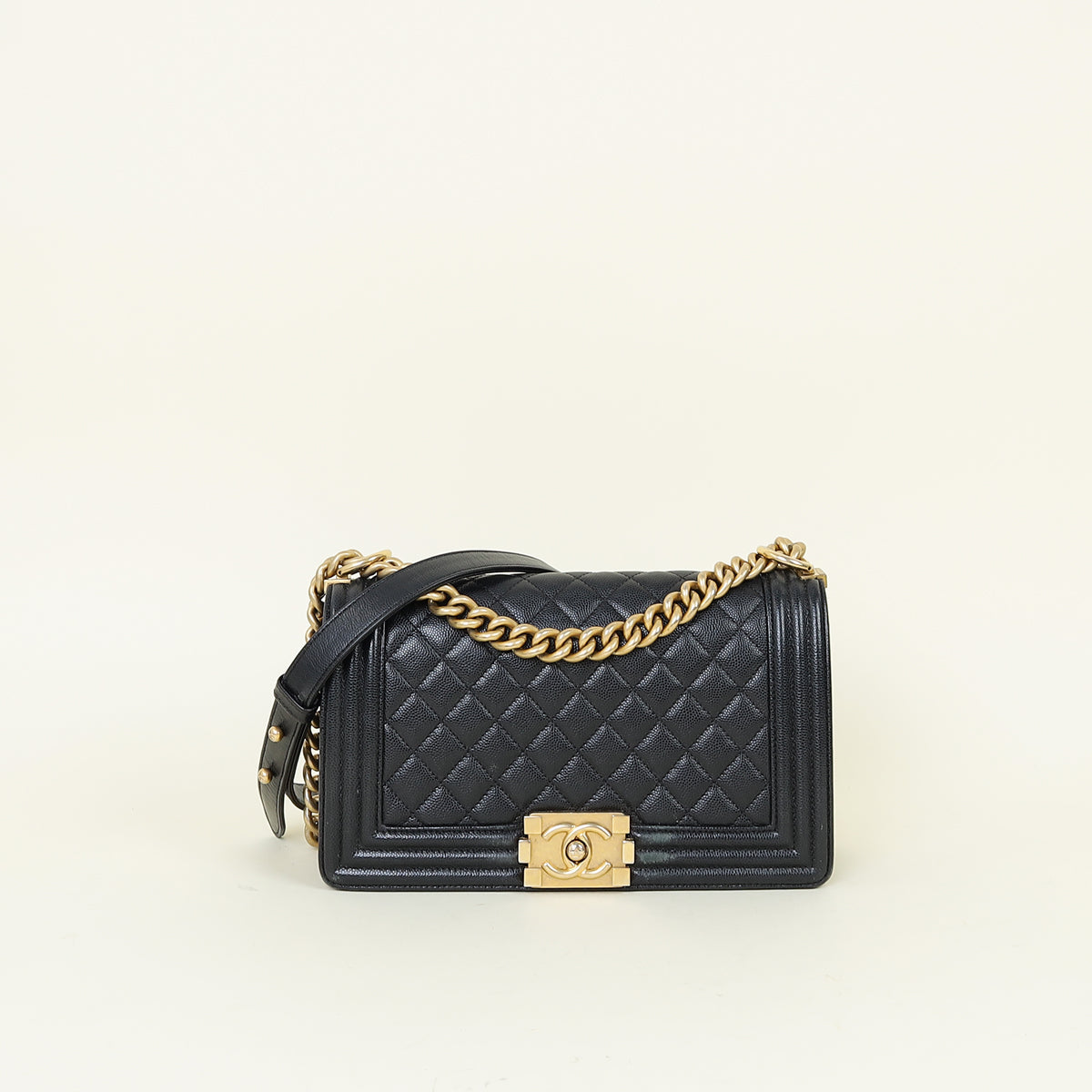 Chanel Black Le Boy Medium Flap Bag
