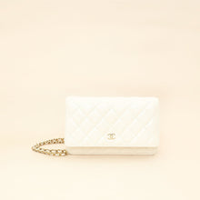 Chanel White Classic Wallet on Chain