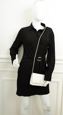 Chanel White Classic Wallet on Chain