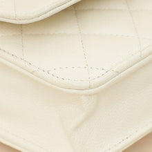 Chanel White Classic Wallet on Chain