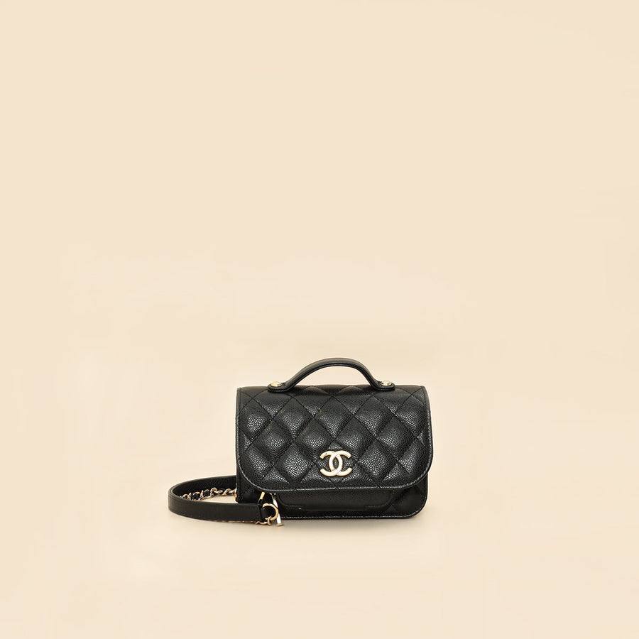 Chanel Black Business Affinity Mini Bag