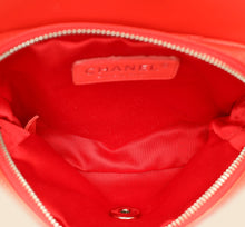 Chanel Red Ultimate Stitch Mini Flap Wallet on Chain