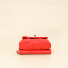 Chanel Red Ultimate Stitch Mini Flap Wallet on Chain