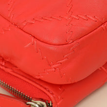 Chanel Red Ultimate Stitch Mini Flap Wallet on Chain