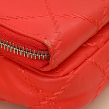 Chanel Red Ultimate Stitch Mini Flap Wallet on Chain