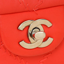 Chanel Red Ultimate Stitch Mini Flap Wallet on Chain