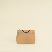 Chanel Beige Messenger Hobo Flap Bag