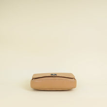 Chanel Beige Messenger Hobo Flap Bag