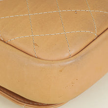 Chanel Beige Messenger Hobo Flap Bag
