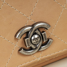 Chanel Beige Messenger Hobo Flap Bag