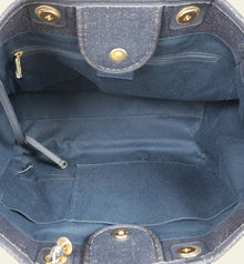 Chanel Bicolor Deauville Shopping Tote Bag