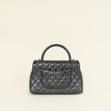 Chanel Dark Ruthenium CC Coco Handle Flap Bag