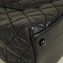 Chanel Dark Ruthenium CC Coco Handle Flap Bag