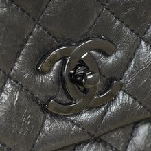 Chanel Dark Ruthenium CC Coco Handle Flap Bag