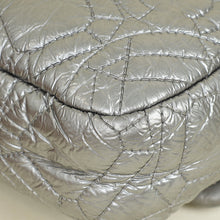 Chanel Metallic Silver Graphic Edge Accordion Flap Bag