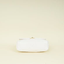 Chanel White CC 19 Small Flap Bag