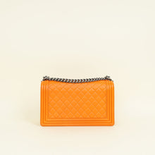 Chanel Orange Le Boy Large Flap Bag