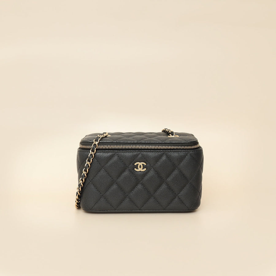 Chanel Black CC Vanity Bag