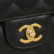 Chanel Black CC Classic Double Flap Jumbo Bag
