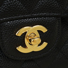 Chanel Black Classic Double Flap Medium Bag