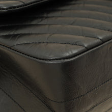 Chanel Black 2.55 Reissue Chevron Double Flap 227 Bag