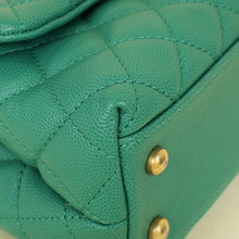 Chanel Green Coco Handle Small Bag