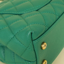 Chanel Green Coco Handle Small Bag
