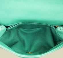 Chanel Green Coco Handle Small Bag