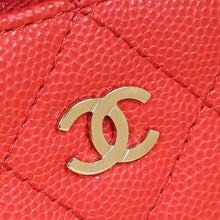 Chanel Red CC Small Vanity Chain Case