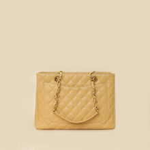 Chanel Beige Grand Shopping Tote "GST" Medium Bag