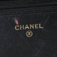Chanel Black CC Classic Wallet On Chain